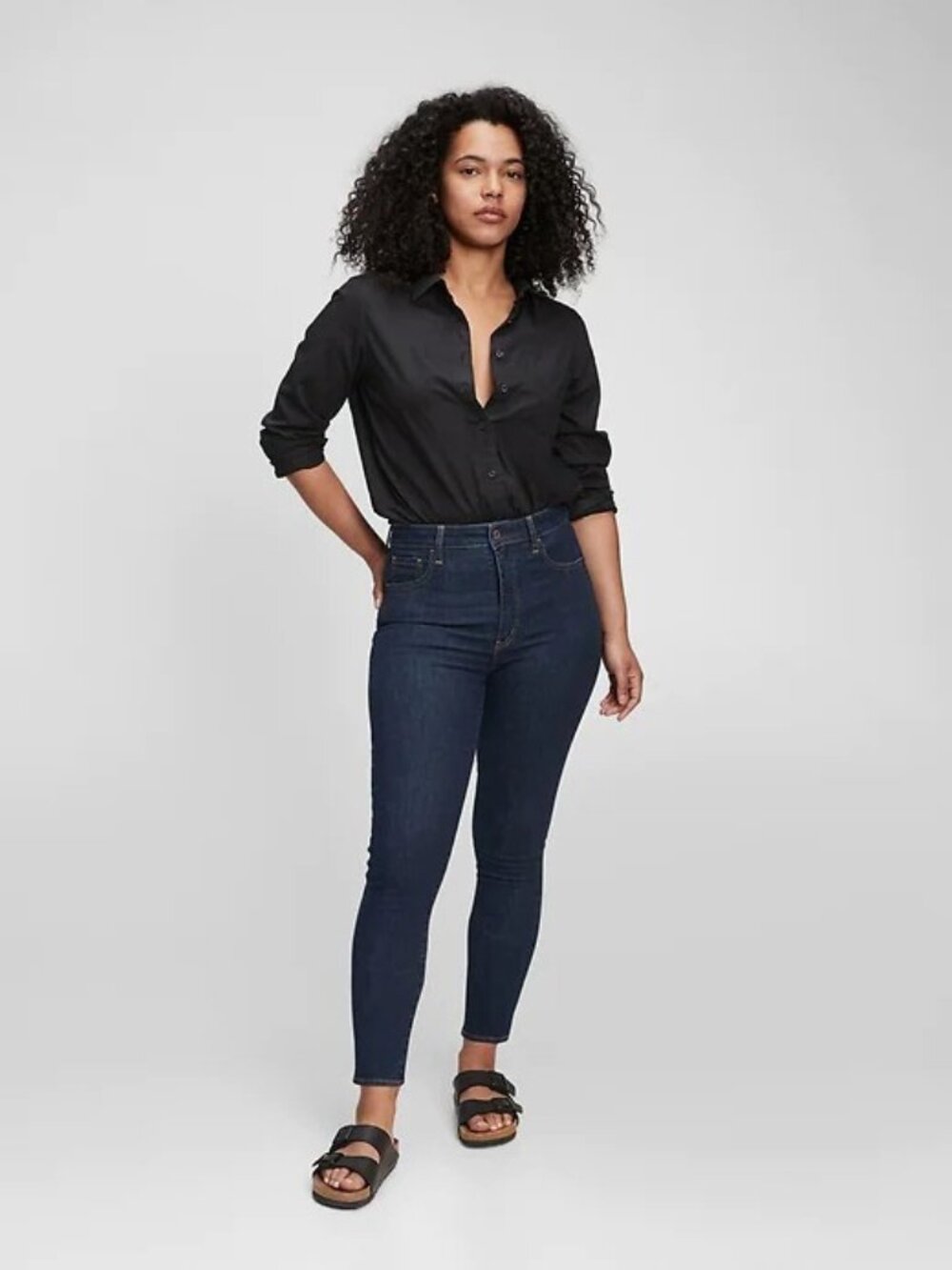 GAP Sky High Rise True Skinny Jeans with Washwell